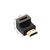 Переходник HDMI M to HDMI F 90° corner Down HD112 black UGREEN (20109), изображение 4