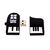 USB флеш накопитель ColorWay Piano 64 GB 3.0 Black (CW-USBPO64), изображение 6