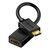 Перехідник Mini HDMI M to HDMI F 0.22m black UGREEN (20137), зображення 2