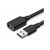 Дата кабель USB 2.0 AM/AF 0.5m US103 black Ugreen (10313)