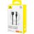 Дата кабель USB 2.0 AM to USB-C 1.0m 100W (20V/5A) Baseus (P10373002111-00), зображення 5