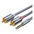 Кабель мультимедійний 3.5mm M to 2xRCA M 1.0m Essager (EYPZJ-MY0H), зображення 2