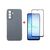 Чехол для мобильного телефона Dengos Carbon Kit for Samsung Galaxy A17 case + glass Grey (DG-KM-161)