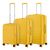 Набор чемоданов 2E Aero (L+M+S), бурштиново-жовті (2E-SPP-AERO-SET3-AY), изображение 2