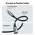 Дата кабель USB-C M/F 0.5m 5A USB 3.1 Gen2 10Gbps black Ugreen (80810), изображение 11