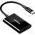 Зчитувач флеш-карт UGREEN USB-C 3.1 to TF/SD CM265 Black (35622)