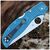 Ніж Spyderco Stretch 2 XL Lightweight K390 FRN Blue (C258FPK390), зображення 11