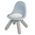 Детский стульчик Smoby со спинкой Life голубовато-серый (7600880121)