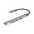 Концентратор Gembird USB-C to 1xUSB 3.1 + 3xUSB 2.0 silver (UHB-CM-U3P1U2P3-03)