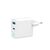 Зарядное устройство Gembird 1xUSB-C PD45W + 1xUSB QC3.0 white (TA-UC-PDQC45L-W-01)