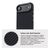 Чохол до мобільного телефона Armorstandart LikeCarbon2 MagCase Apple iPhone 17 Air Carbon Black (ARM86260), зображення 7