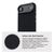 Чехол для мобильного телефона Armorstandart LikeCarbon2 MagCase Apple iPhone 17 Air Kevlar Black (ARM88380), изображение 7