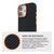 Чохол до мобільного телефона Armorstandart LikeCarbon2 SE MagCase Apple iPhone 17 Black Orange (ARM89160), зображення 7