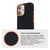 Чехол для мобильного телефона Armorstandart LikeCarbon2 SE MagCase Apple iPhone 17 Kevlar Black Orange (ARM89163), изображение 7