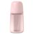 Пляшечка для годування Suavinex Colour Essence, 240 мл, силіконова, 240 мл, фізіологічна соска повільний потік, , світло-рожева (308654)