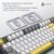 Клавиатура Ajazz AK870 V2 Flying Fish Switch USB UA Black/Grey/Yellow (AK870-V2-FF-BGY), изображение 7