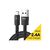 Дата кабель USB 2.0 AM to Lightning 1.0m 2.4A black Essager (EXCL-XC01)