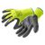 Захисні рукавиці Hoegert VECHTE HT5K760-11 гофровані з нітриловим покриттям зелені, 11 (HT5K760-11)