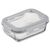 Пищевой контейнер Ardesto Gemini прямокутний, 0.38л, боросилікатне скло, прозорий (AR1240BRC)