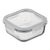 Харчовий контейнер Ardesto Gemini квадратний, 0.8л, боросилікатне скло, прозорий (AR1280BSQ)