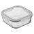 Пищевой контейнер Ardesto Gemini квадратний, 1.23л, боросилікатне скло, прозорий (AR1212BSQ)