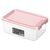 Пищевой контейнер Ardesto Fresh 2.8л, пластик, прямокутна, рожевий (AR1306P)