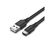 Дата кабель USB 2.0 AM to USB-C 1.0m 3A black Vention (CTHBF)