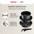Набір посуду Tefal Ingenio Inspiration, 6 предметів, чорний (L867S604), зображення 5