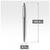 Ручка кулькова Parker JOTTER 17 ARMY SS CT BP Емблема ЗСУ + Тризуб ЗСУ (16132_W101b), зображення 4