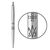 Ручка кулькова Parker JOTTER 17 ARMY SS CT BP Емблема ЗСУ + Тризуб ЗСУ (16132_W101b)