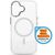 Чохол до мобільного телефона Armorstandart Unit MagCase Apple iPhone 17 Clear Silver + Orange Button Set (ARM90581)