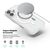 Чохол до мобільного телефона Armorstandart Unit MagCase Apple iPhone 17 Clear Silver + Pink Button Set (ARM90580), зображення 4