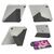Чохол до планшета BeCover Ultra Slim Origami Transparent Apple iPad Air 11" M4 2026 Black (715183), зображення 6