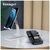 Подставка для планшета и телефона Knight Foldable Desk Mobile Phone Holder Stand (Plastic) Black Essager (EZJZM-QSSJ01), изображение 2