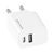 Зарядное устройство Grand-X 1xUSB-C + 1xUSB 21W OCP white (CH-21W), изображение 4