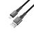 Дата кабель USB 2.0 AM to Lightning 1.0m 2.4A black Grand-X (PL-08B), зображення 3