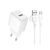 Зарядний пристрій BOROFONE 1xUSB QC3.0 18W + cable UAB-A to USB-C BAS42A white (6941991113802)