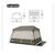 Намет Naturehike Cape 8.4 CNK2450WS050 з швидким розкриттям, сіро-коричневий (6927595770566), зображення 2