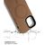 Чохол до мобільного телефона BeCover FIBRA ArcLine MagSafe Apple iPhone 17 Brown (715373), зображення 5