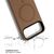 Чохол до мобільного телефона BeCover FIBRA ArcLine MagSafe Apple iPhone 17 Pro Max Brown (715388), зображення 5