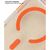 Чохол до мобільного телефона BeCover FIBRA Star Shine MagSafe Apple iPhone 17 Pro Orange (715429), зображення 3