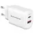 Зарядний пристрій Armorstandart 1xUSB-C + 1xUSB 20W GaN white (ARM89531), зображення 3