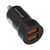 Зарядное устройство Grand-X 1xUSB 2.4A car adapter black (CH-20B)