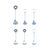 Настольная лампа Kite Cloudy Bear LED с аккумулятором, белая (K24-493-2-1), изображение 5