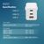 Зарядний пристрій Digitus 2xUSB-C + 1xUSB 67W GaN (DA-10303), зображення 8