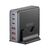 Зарядное устройство Essager 3xUSB-C + 3xUSB-A 85W GaN black (EZC85W-SXB0G-Z)