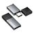 Зчитувач флеш-карт Essager USB-C + USB-A to Micro SD black (EDKTF-QW0G-P), зображення 2