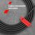 Дата кабель USB 2.0 AM to USB-C 2.0m 18W TPE black Canyon (CNS-AC18SC20B), зображення 2