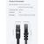 Патч-корд 15м UTP cat 6 RJ45 TopSpeed Ethernet Flat Cable Black Essager (EXCWXB-JSE01), изображение 10