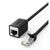 Патч-корд 1м, F/UTP cat 6 RJ-45 extension black Ugreen (U_11279)